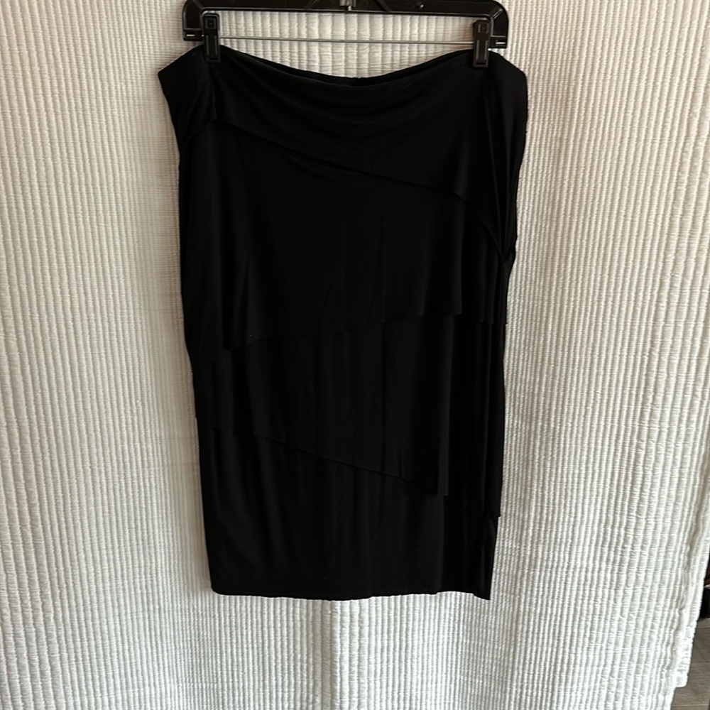 Stretchy Layered 3/4 Skirt
